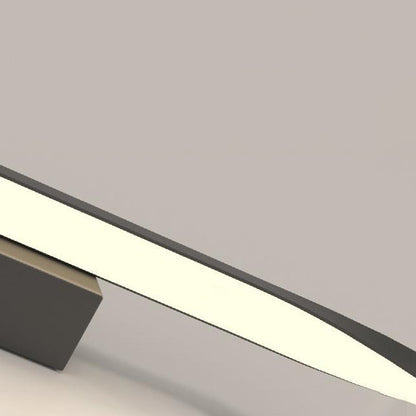 One Long Silicone Iron Aluminum LED Wall Sconce Lamp