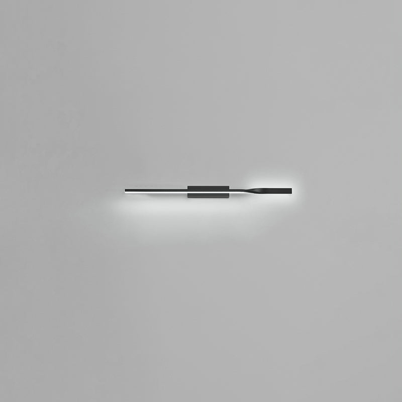 One Long Silicone Iron Aluminum LED Wall Sconce Lamp