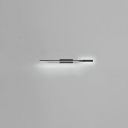 One Long Silicone Iron Aluminum LED Wall Sconce Lamp