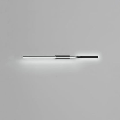 One Long Silicone Iron Aluminum LED Wall Sconce Lamp