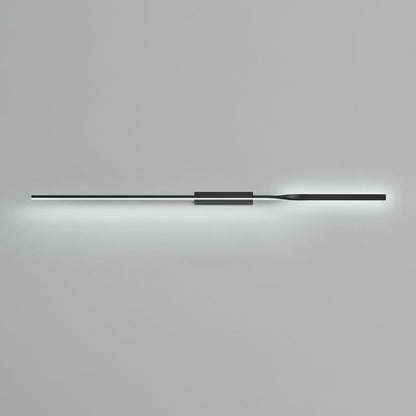 One Long Silicone Iron Aluminum LED Wall Sconce Lamp