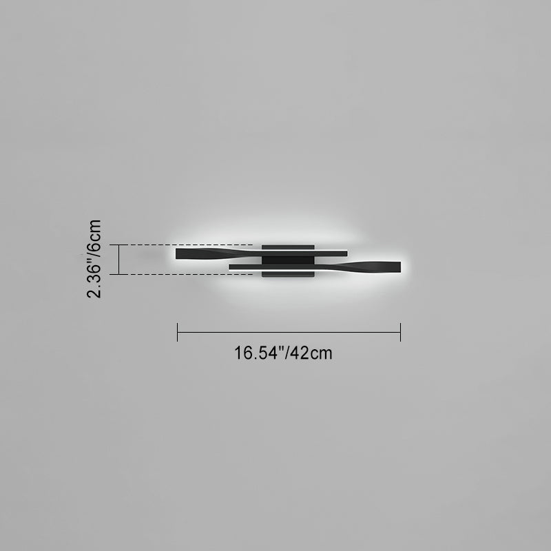 Rectangular Silicone Hardware LED Wall Sconce Lamp