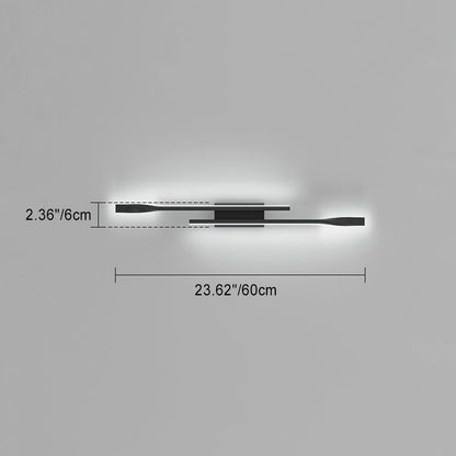 Rectangular Silicone Hardware LED Wall Sconce Lamp