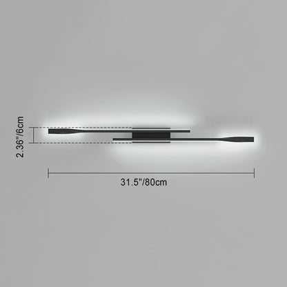 Rectangular Silicone Hardware LED Wall Sconce Lamp