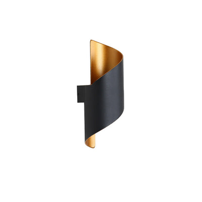 Modern Minimalist Curved PC Aluminum LED Wall Sconce Lamp