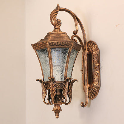 Scandinavian Curve Glass Aluminum 1-Light Wall Sconce Lamp