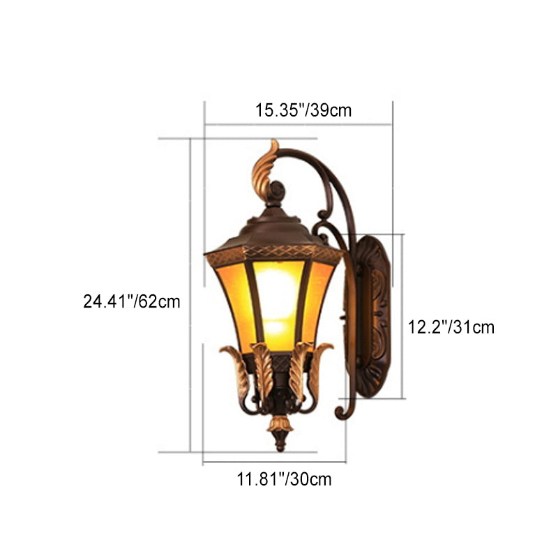 Scandinavian Curve Glass Aluminum 1-Light Wall Sconce Lamp