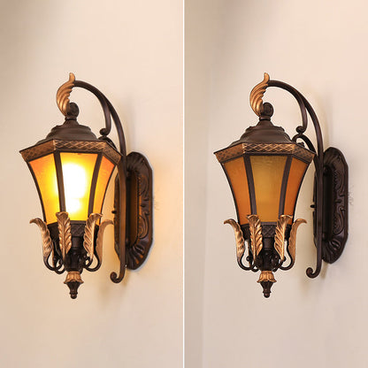 Scandinavian Curve Glass Aluminum 1-Light Wall Sconce Lamp