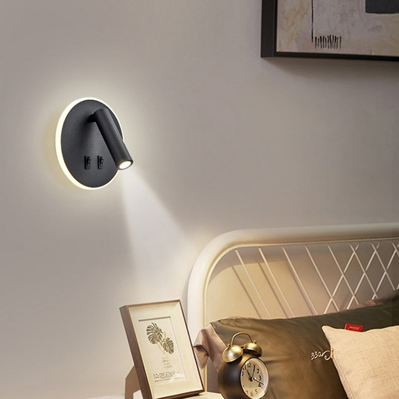 Simplicity Square Acrylic Iron LED Wall Sconce Lamp