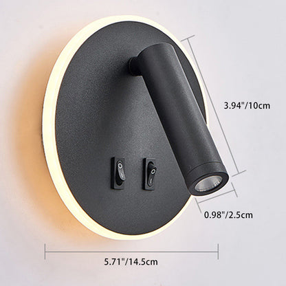 Simplicity Square Acrylic Iron LED Wall Sconce Lamp