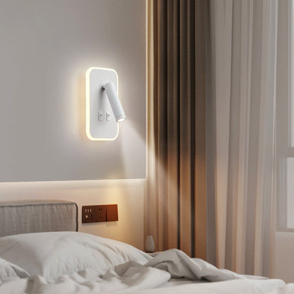 Simplicity Square Acrylic Iron LED Wall Sconce Lamp