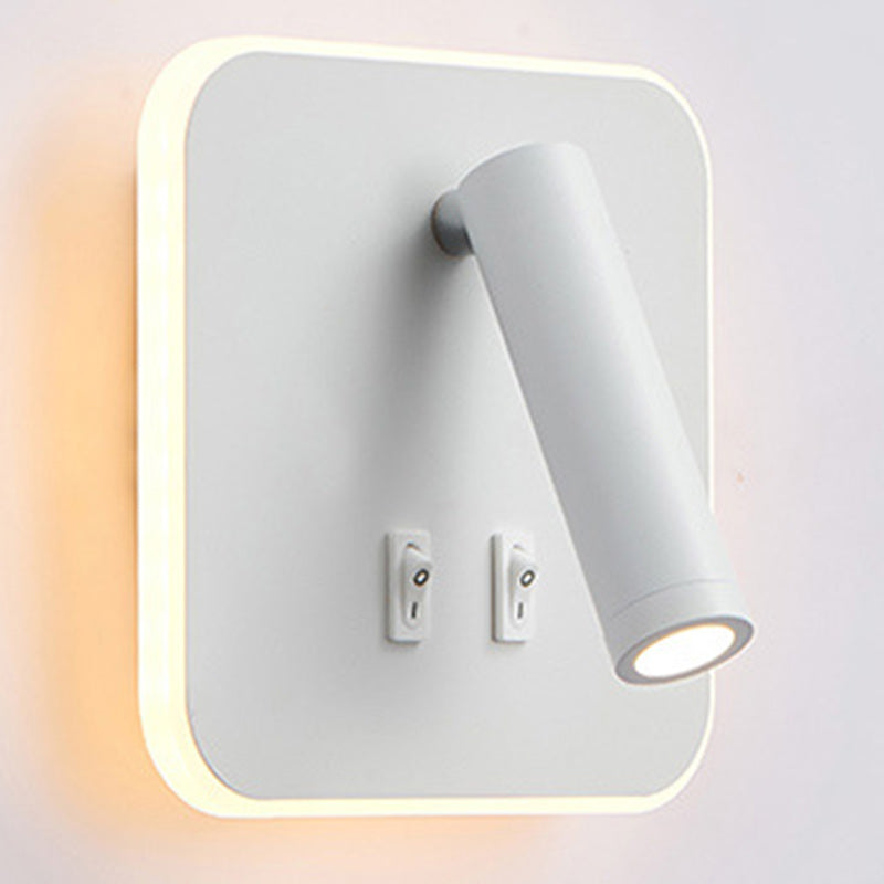 Simplicity Square Acrylic Iron LED Wall Sconce Lamp