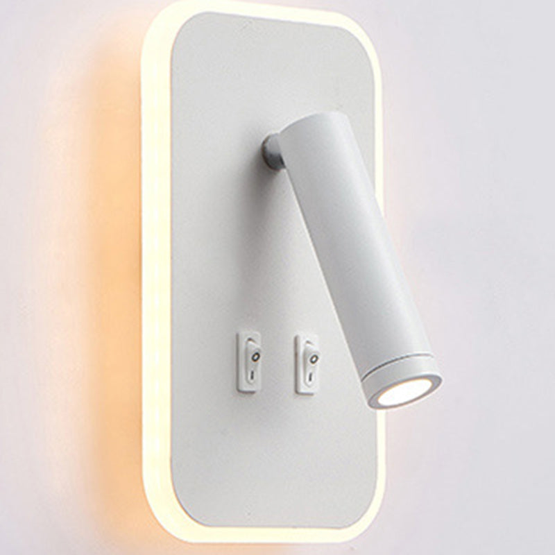 Simplicity Square Acrylic Iron LED Wall Sconce Lamp