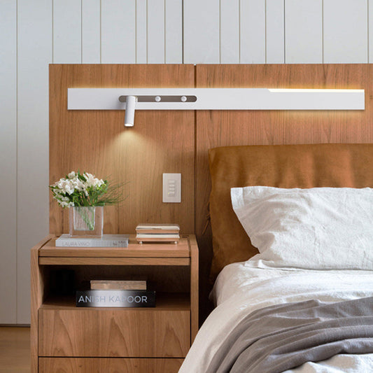 Simplicity Long Cylinder Acrylic Iron LED Wall Sconce Lamp