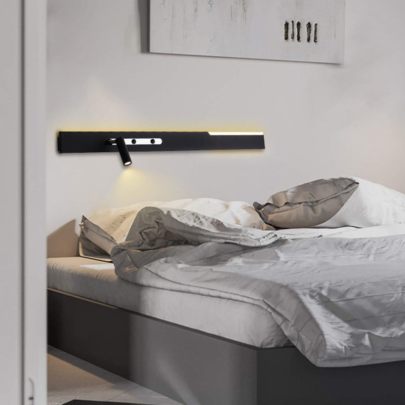 Simplicity Long Cylinder Acrylic Iron LED Wall Sconce Lamp