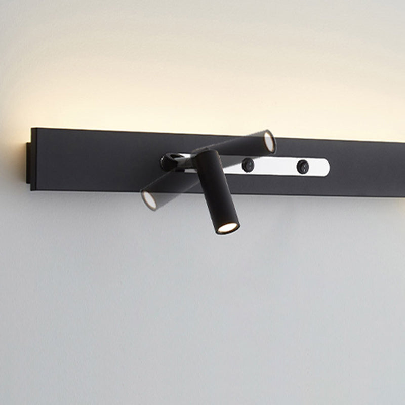 Simplicity Long Cylinder Acrylic Iron LED Wall Sconce Lamp