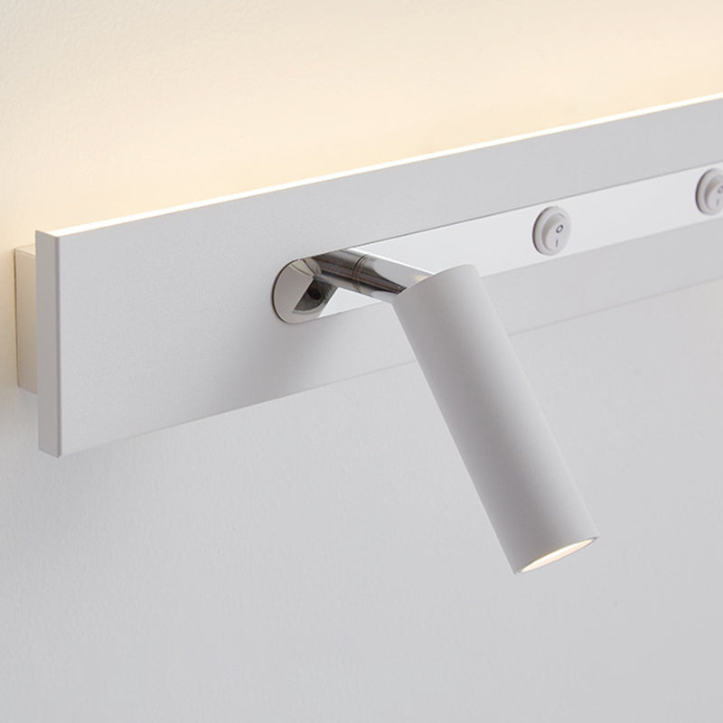 Simplicity Long Cylinder Acrylic Iron LED Wall Sconce Lamp