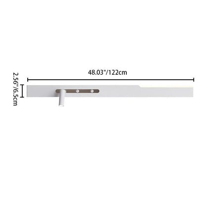 Simplicity Long Cylinder Acrylic Iron LED Wall Sconce Lamp