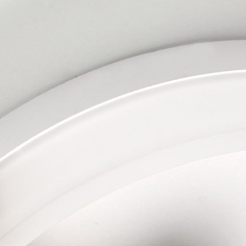 Scandinavian Round Acrylic Solid Wood LED Wall Sconce Lamp