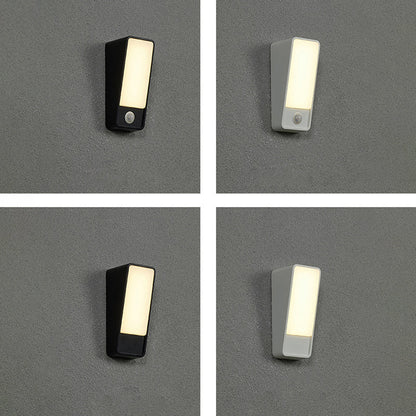 Minimalist Tilted Rectangle Aluminum LED Wall Sconce Lamp