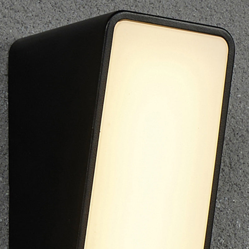 Minimalist Tilted Rectangle Aluminum LED Wall Sconce Lamp