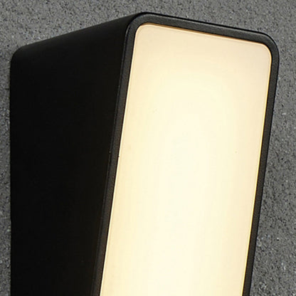 Minimalist Tilted Rectangle Aluminum LED Wall Sconce Lamp