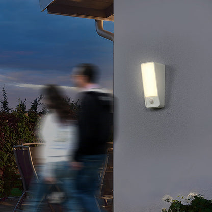 Minimalist Tilted Rectangle Aluminum LED Wall Sconce Lamp