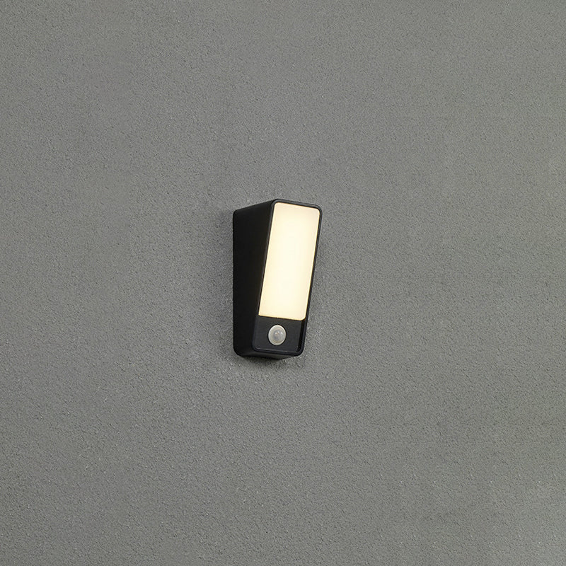 Minimalist Tilted Rectangle Aluminum LED Wall Sconce Lamp
