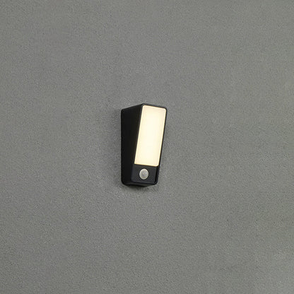 Minimalist Tilted Rectangle Aluminum LED Wall Sconce Lamp