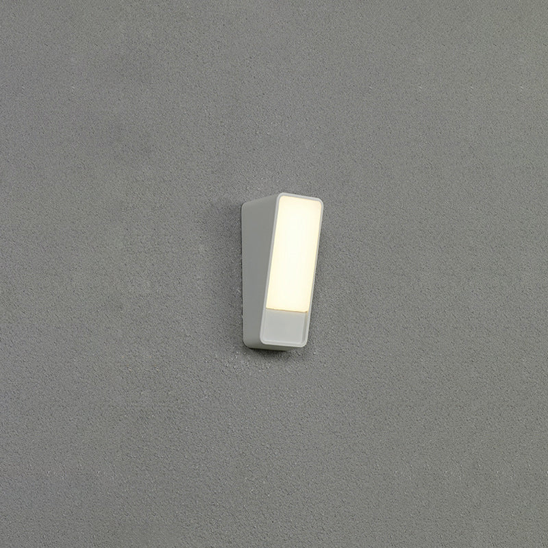 Minimalist Tilted Rectangle Aluminum LED Wall Sconce Lamp