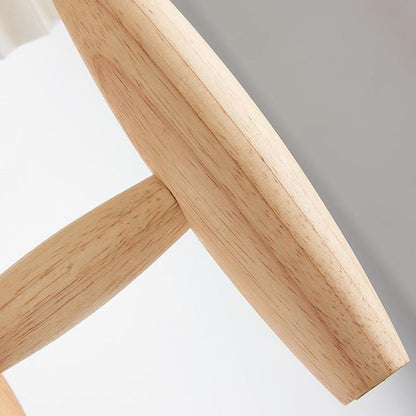 Pleated Column Pleated Wood 1-Light Wall Sconce Lamp