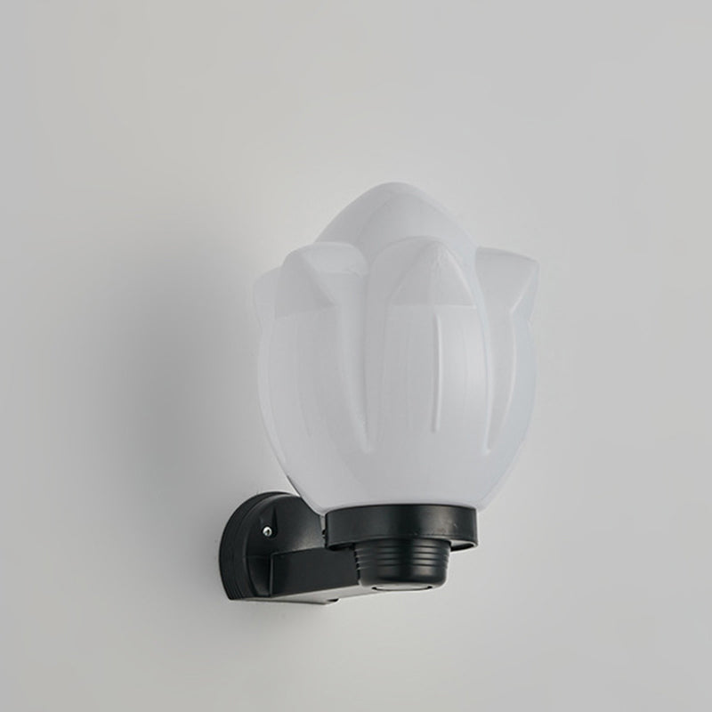 Simplicity Ball Acrylic ABS Iron 1-Light Wall Sconce Lamp
