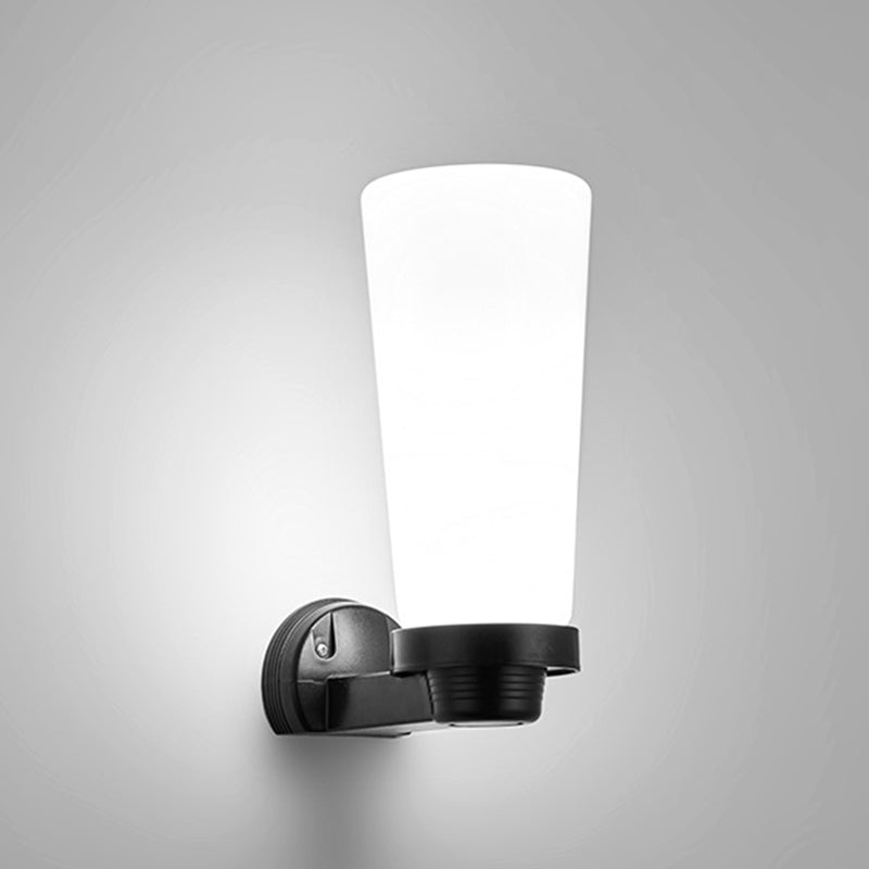 Simplicity Ball Acrylic ABS Iron 1-Light Wall Sconce Lamp