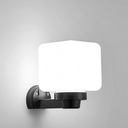 Simplicity Ball Acrylic ABS Iron 1-Light Wall Sconce Lamp