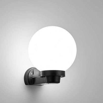 Simplicity Ball Acrylic ABS Iron 1-Light Wall Sconce Lamp