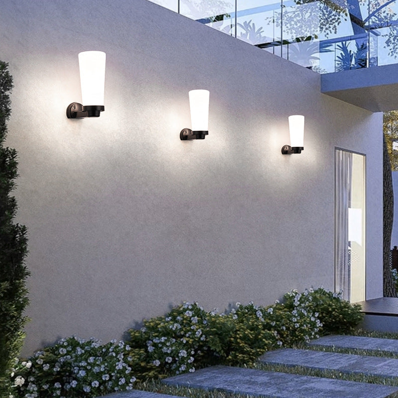 Simplicity Ball Acrylic ABS Iron 1-Light Wall Sconce Lamp