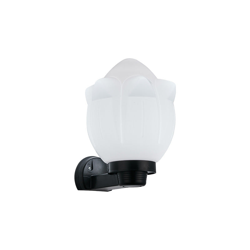 Simplicity Ball Acrylic ABS Iron 1-Light Wall Sconce Lamp