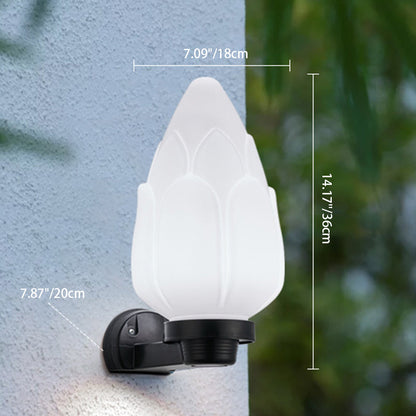 Simplicity Ball Acrylic ABS Iron 1-Light Wall Sconce Lamp