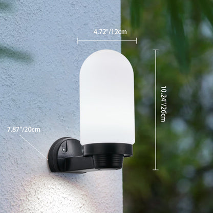 Simplicity Ball Acrylic ABS Iron 1-Light Wall Sconce Lamp