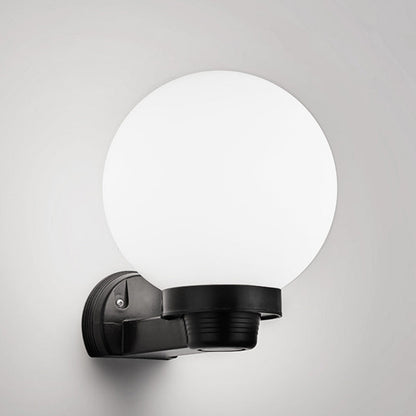 Simplicity Ball Acrylic ABS Iron 1-Light Wall Sconce Lamp