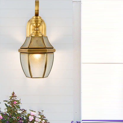 Scandinavian Square Glass Brass 1/3 Light Wall Sconce Lamp