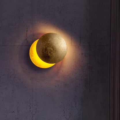 Minimalist Removable Round Alloy LED Wall Sconce Lamp