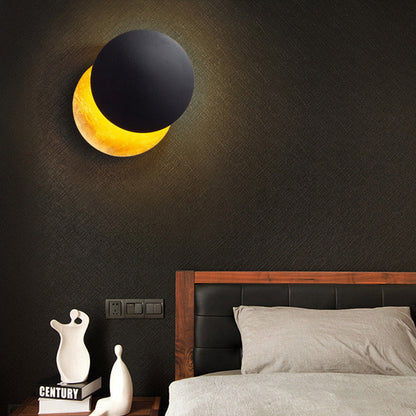 Minimalist Removable Round Alloy LED Wall Sconce Lamp