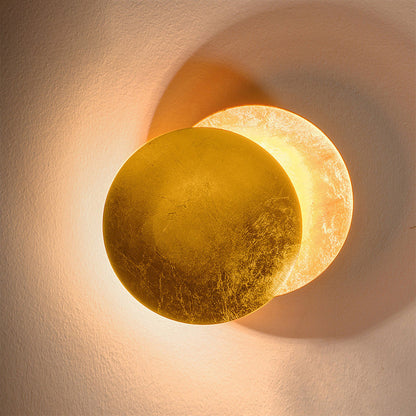 Minimalist Removable Round Alloy LED Wall Sconce Lamp