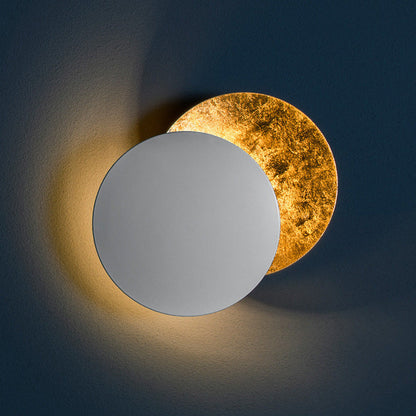 Minimalist Removable Round Alloy LED Wall Sconce Lamp