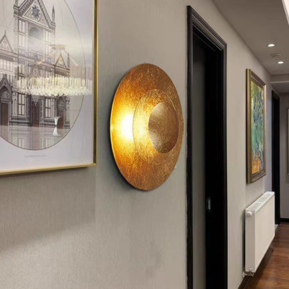 Modern Luxury Round Iron LED Wall Sconce Lamp