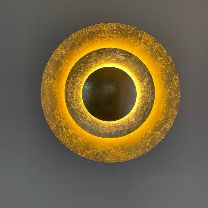 Modern Luxury Round Iron LED Wall Sconce Lamp