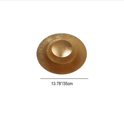 Modern Luxury Round Iron LED Wall Sconce Lamp