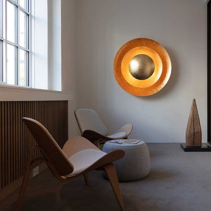 Modern Luxury Round Iron LED Wall Sconce Lamp