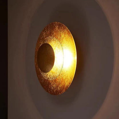 Modern Luxury Round Iron LED Wall Sconce Lamp
